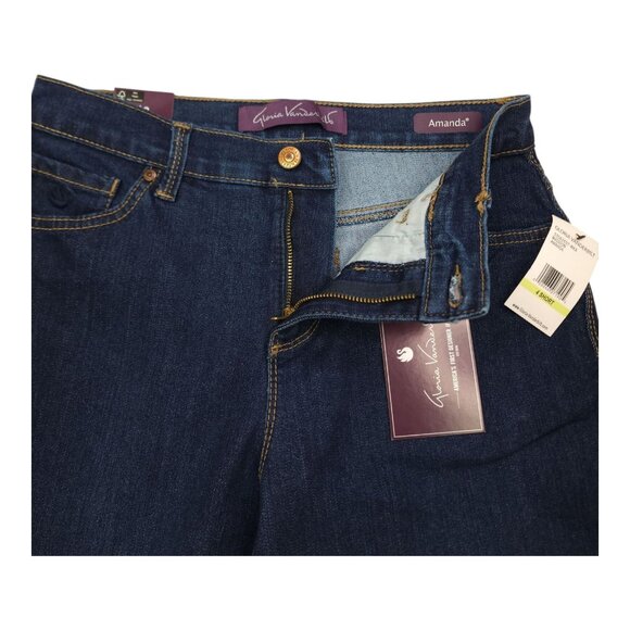 Gloria Vanderbilt Amanda Supreme Stretch Tapered Leg Jeans 4 Short Classic Rise - Picture 5 of 10